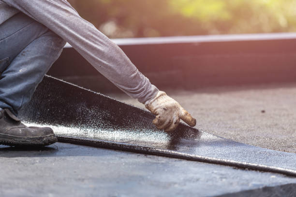 Professional Waterproofing technician working in Helmetta, NJ